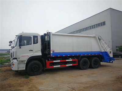 榆林東風(fēng)天錦壓縮垃圾車 車輛物流的綠色動力